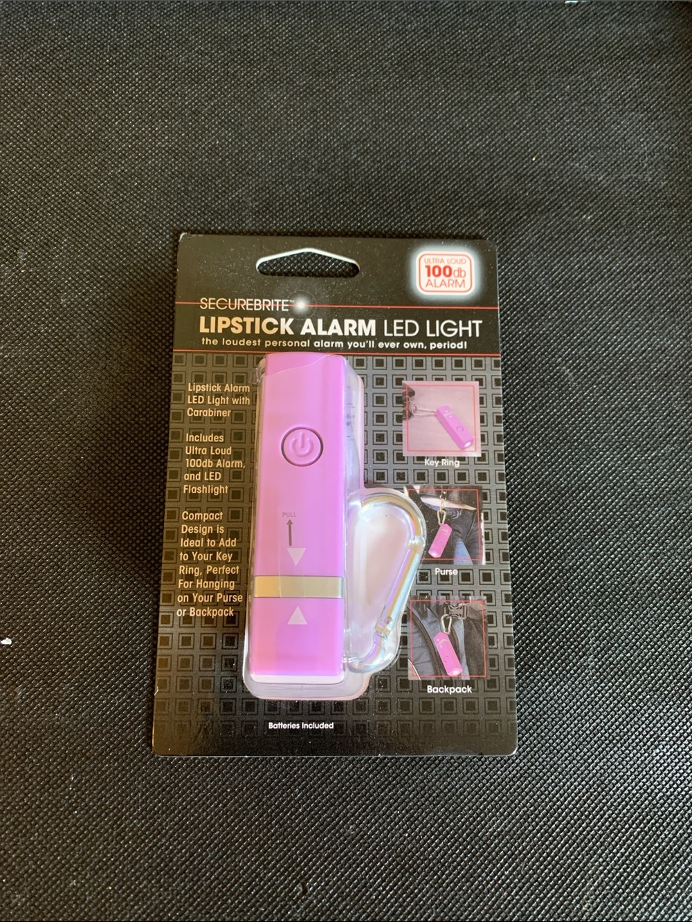SecureBrite Lipstick Alarm